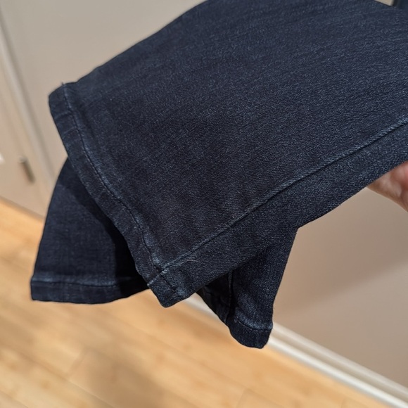 Women's Paige Skyline Straight Dark Blue Jeans 27 - Picture 9 of 10